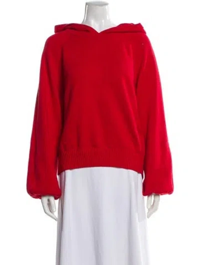 Pre-owned La Ligne Crew Neck Sweater In Red