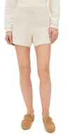 La Ligne Jane Crocheted Cotton-blend Shorts In Cream