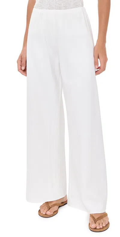 La Ligne Cropped Colby Pants Ivory In White