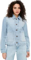 La Ligne Cropped Val Jacket Malibu In Malibu