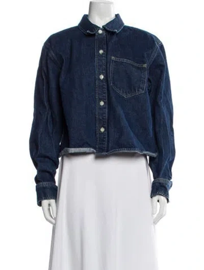 Pre-owned La Ligne Denim Jacket In Blue