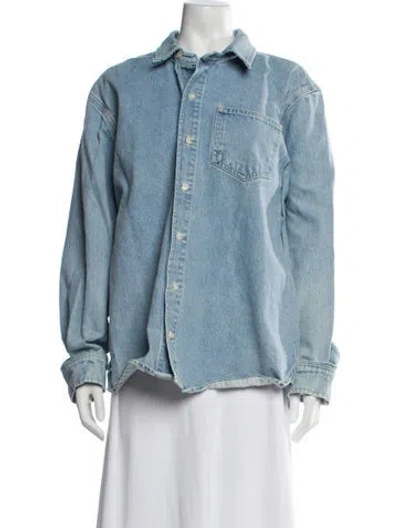 Pre-owned La Ligne Denim Jacket In Blue