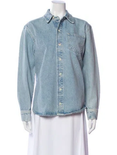 Pre-owned La Ligne Denim Jacket In Blue