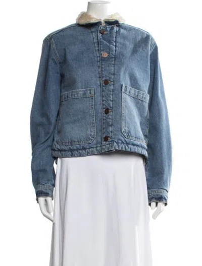 Pre-owned La Ligne Denim Jacket In Blue