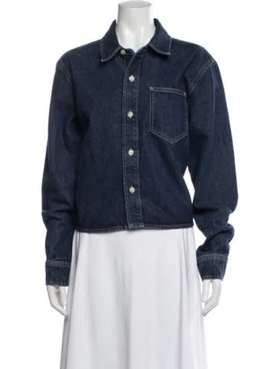 Pre-owned La Ligne Denim Jacket In Blue