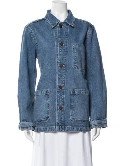 Pre-owned La Ligne Denim Jacket In Blue