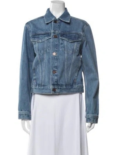 Pre-owned La Ligne Denim Jacket W/ Tags In Blue