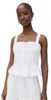 La Ligne Corset Top In Ivory