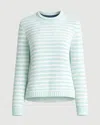 La Ligne Mini Marina Fine Stripe Sweater In Blue
