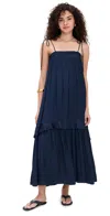La Ligne Fleur Dress Midnight In Black