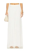 La Ligne Flowy Pant In White