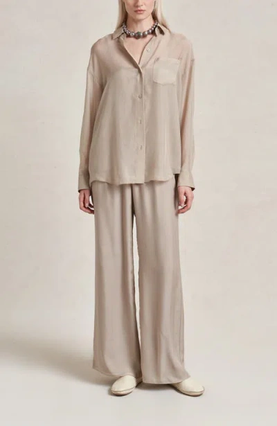 La Ligne Freya Shirt In Metallic