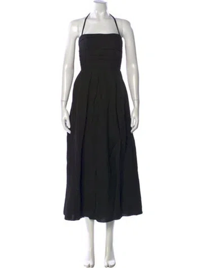 Pre-owned La Ligne Halterneck Jumpsuit In Black