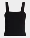 La Ligne Knit Top Black In Black