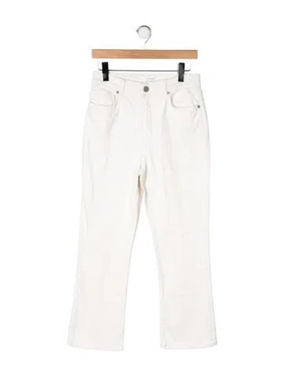 Pre-owned La Ligne High-rise Flared Jeans In Neutral