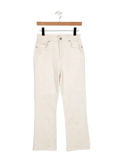 Pre-owned La Ligne High-rise Flared Jeans In Neutrals