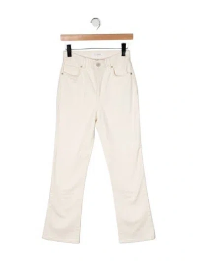 Pre-owned La Ligne High-rise Flared Jeans In Yellow