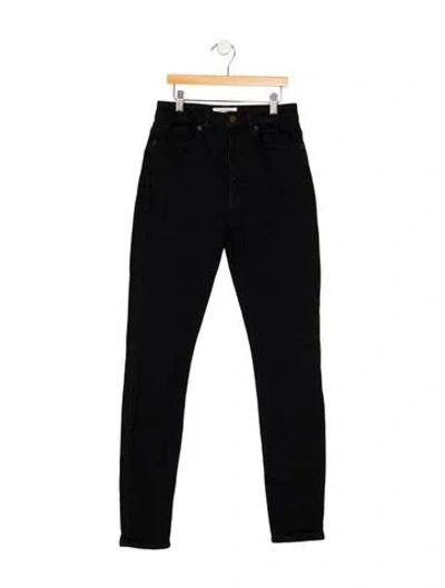 Pre-owned La Ligne High-rise Skinny Leg Jeans In Blue