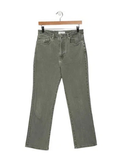 Pre-owned La Ligne High-rise Straight Leg Jeans In Multi