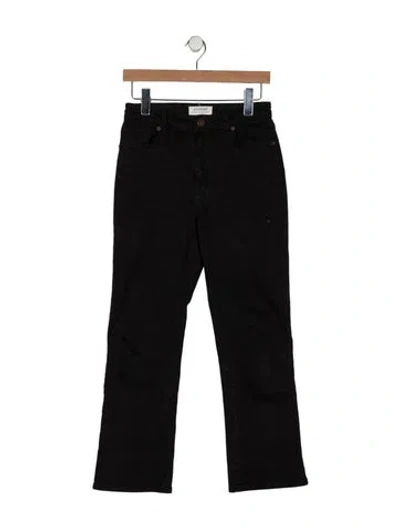 Pre-owned La Ligne High-rise Wide Leg Jeans In Black