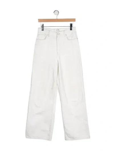 Pre-owned La Ligne High-rise Wide Leg Jeans In Neutral