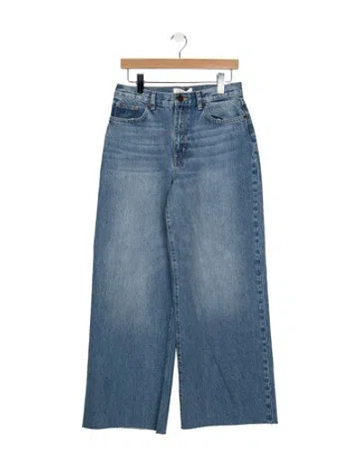 Pre-owned La Ligne High-rise Wide Leg Jeans W/ Tags In Blue