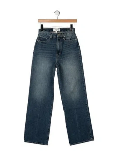 Pre-owned La Ligne High-rise Wide Leg Jeans W/ Tags In Blue