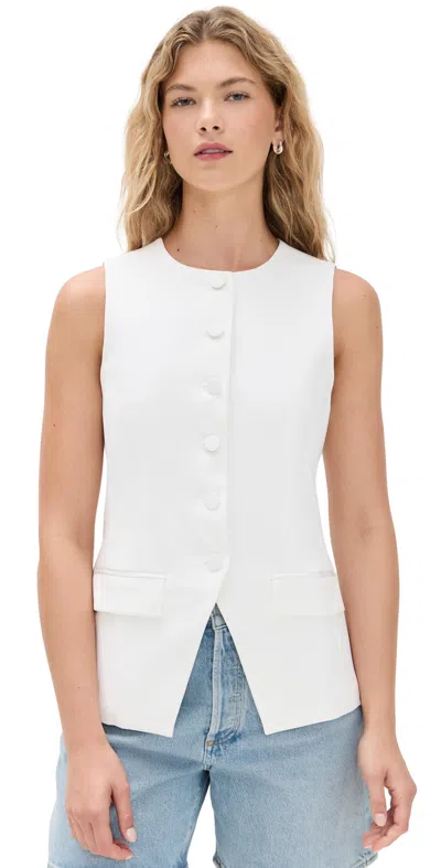 La Ligne Ivo Top Ivory In White
