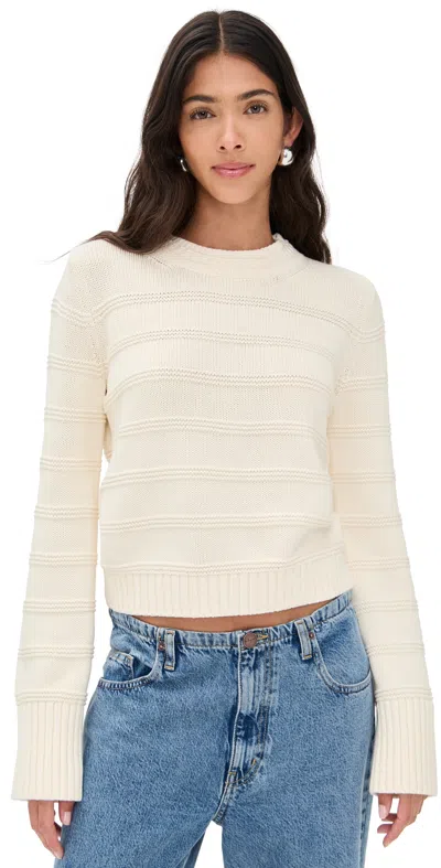 La Ligne Jill Sweater Cream In Neutral