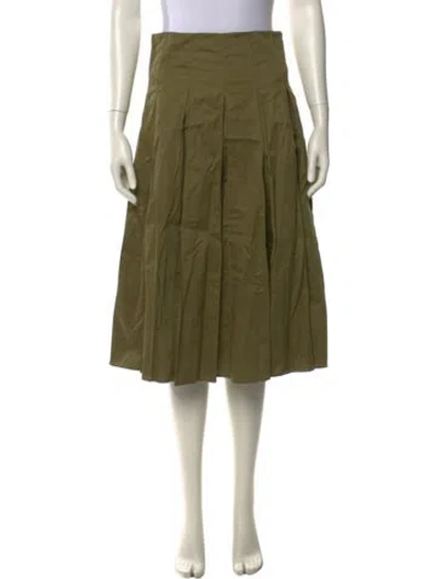 Pre-owned La Ligne Knee-length Skirt W/ Tags In Green