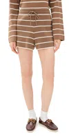 La Ligne Leo Shorts Tan / Cream