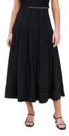 La Ligne Lila Skirt Black In Black