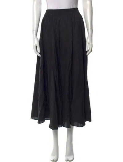 Pre-owned La Ligne Long Skirt In Black