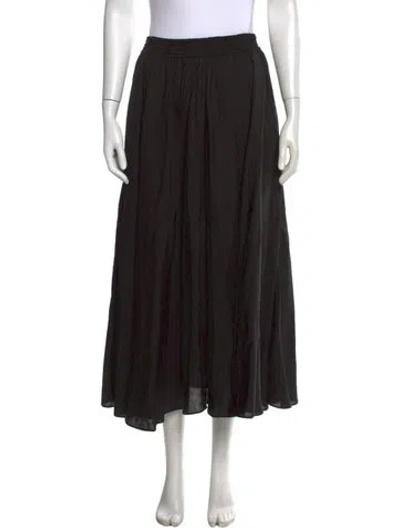 Pre-owned La Ligne Long Skirt In Black