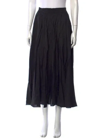 Pre-owned La Ligne Long Skirt In Black