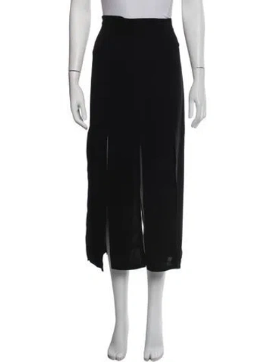 Pre-owned La Ligne Long Skirt In Black