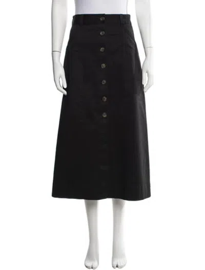 Pre-owned La Ligne Long Skirt In Black