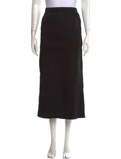 Pre-owned La Ligne Long Skirt In Black