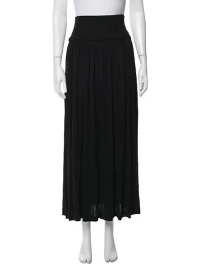 Pre-owned La Ligne Long Skirt In Black