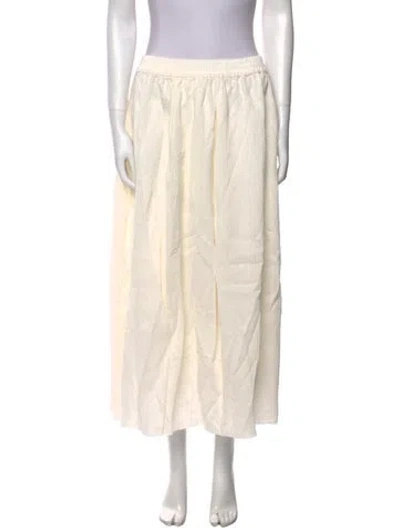 Pre-owned La Ligne Long Skirt In Neutral
