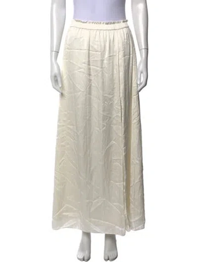 Pre-owned La Ligne Long Skirt W/ Tags In White