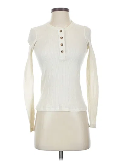 Pre-owned La Ligne Long Sleeve Turtleneck In White