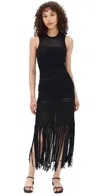 La Ligne Lou Dress Black In Black