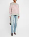 LA LIGNE MARIN STRIPED WOOL CASHMERE SWEATER