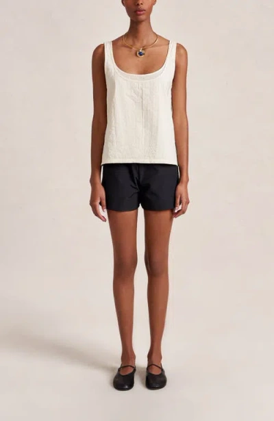 La Ligne Melodie Tank In White