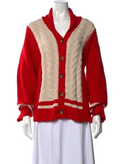Pre-owned La Ligne Merino Wool Colorblock Pattern Sweater