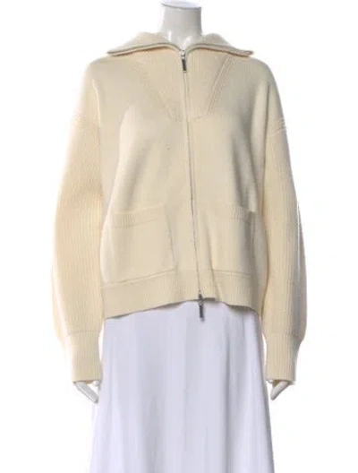 Pre-owned La Ligne Merino Wool Crew Neck Sweater In Neutral