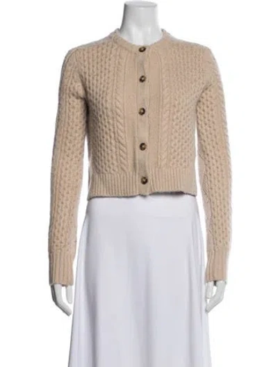 Pre-owned La Ligne Merino Wool Crew Neck Sweater In Neutrals