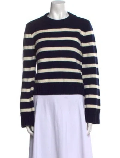 Pre-owned La Ligne Merino Wool Striped Sweater