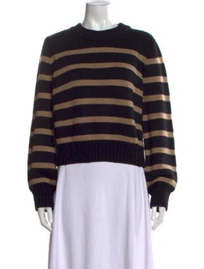 Pre-owned La Ligne Merino Wool Striped Sweater